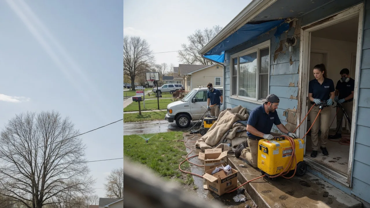 Basement Flood Cleanup in Lagrange, OH near me